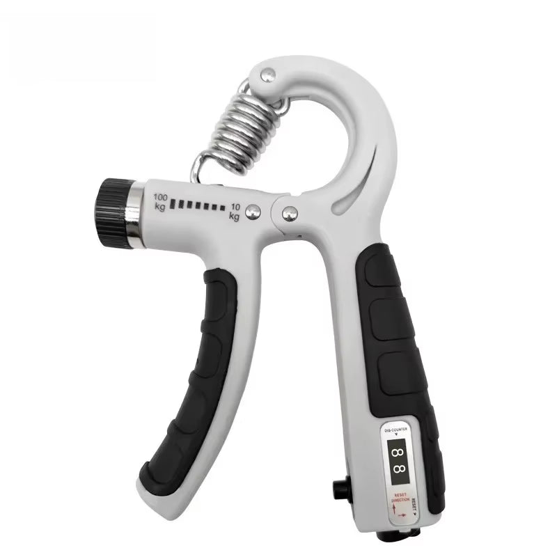 10-100Kg Adjustable Hand Grip Strengthener Hand Grip Trainer with Counter Wrist Forearm and Hand Exerciser for Muscle Building
