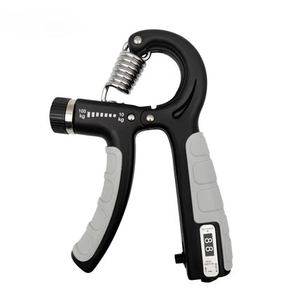 10-100Kg Adjustable Hand Grip Strengthener Hand Grip Trainer with Counter Wrist Forearm and Hand Exerciser for Muscle Building