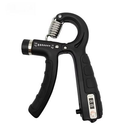 10-100Kg Adjustable Hand Grip Strengthener Hand Grip Trainer with Counter Wrist Forearm and Hand Exerciser for Muscle Building