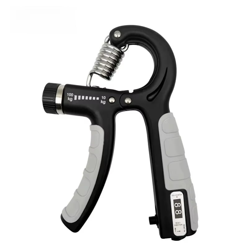 10-100Kg Adjustable Hand Grip Strengthener Hand Grip Trainer with Counter Wrist Forearm and Hand Exerciser for Muscle Building