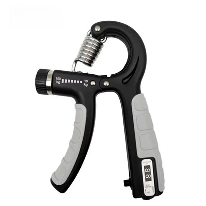 10-100Kg Adjustable Hand Grip Strengthener Hand Grip Trainer with Counter Wrist Forearm and Hand Exerciser for Muscle Building